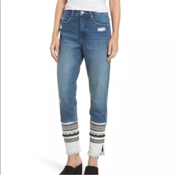 New blank nyc embroidered Aztec jeans miss Molly - Picture 4 of 5